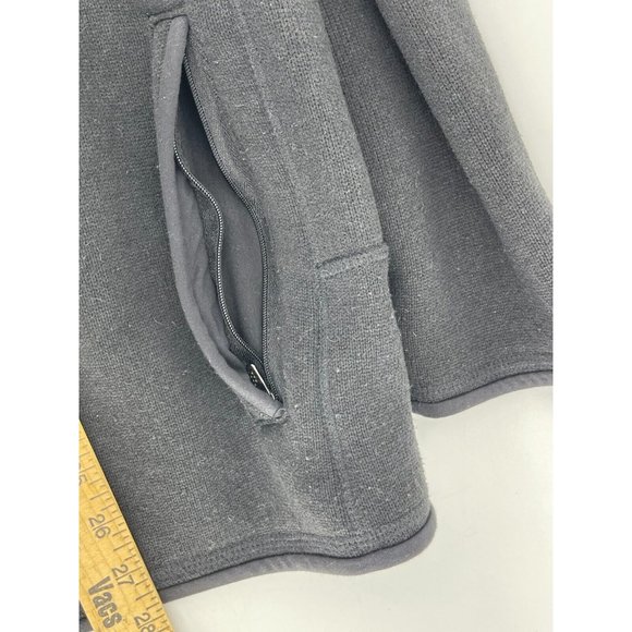 Patagonia Men's Black Full Zip Collared Fleece Sweatshirt Jacket Size XL - Picture 10 of 12